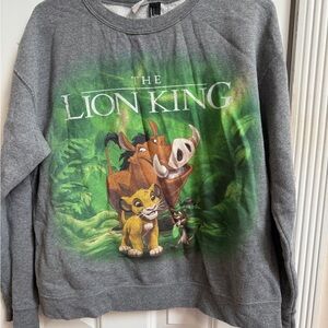 Disney The Lion King Gray Sweatshirt
